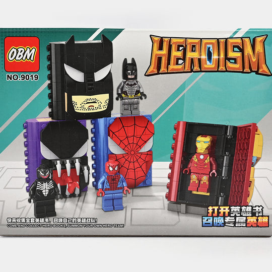 DIY Super Hero Building Blocks Set for Kids