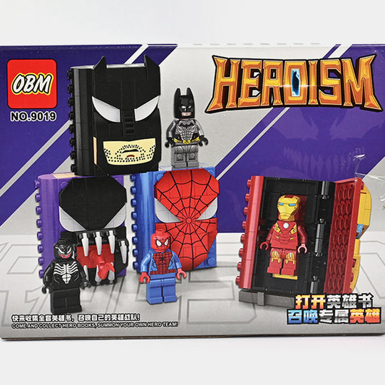 DIY Super Hero Building Blocks Set for Kids