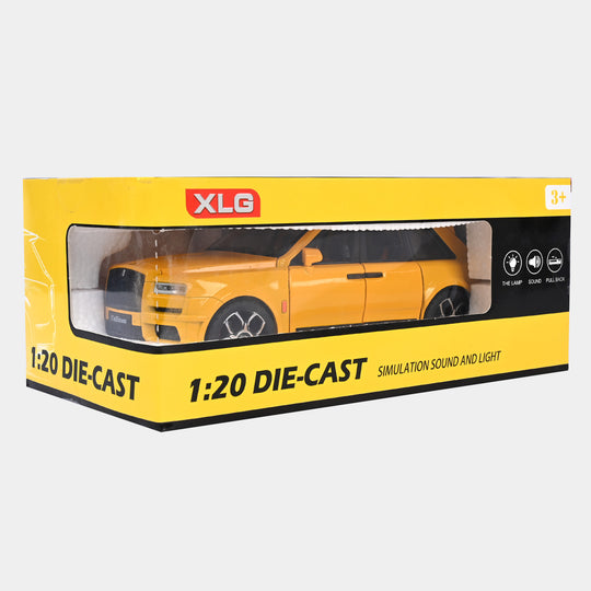 Die-Cast Model Pullback Car With Light Music