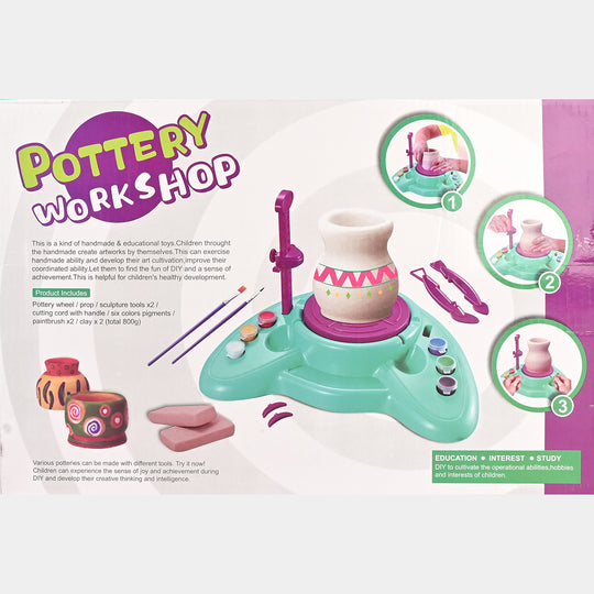 Children’s Pottery Workshop Toy Set