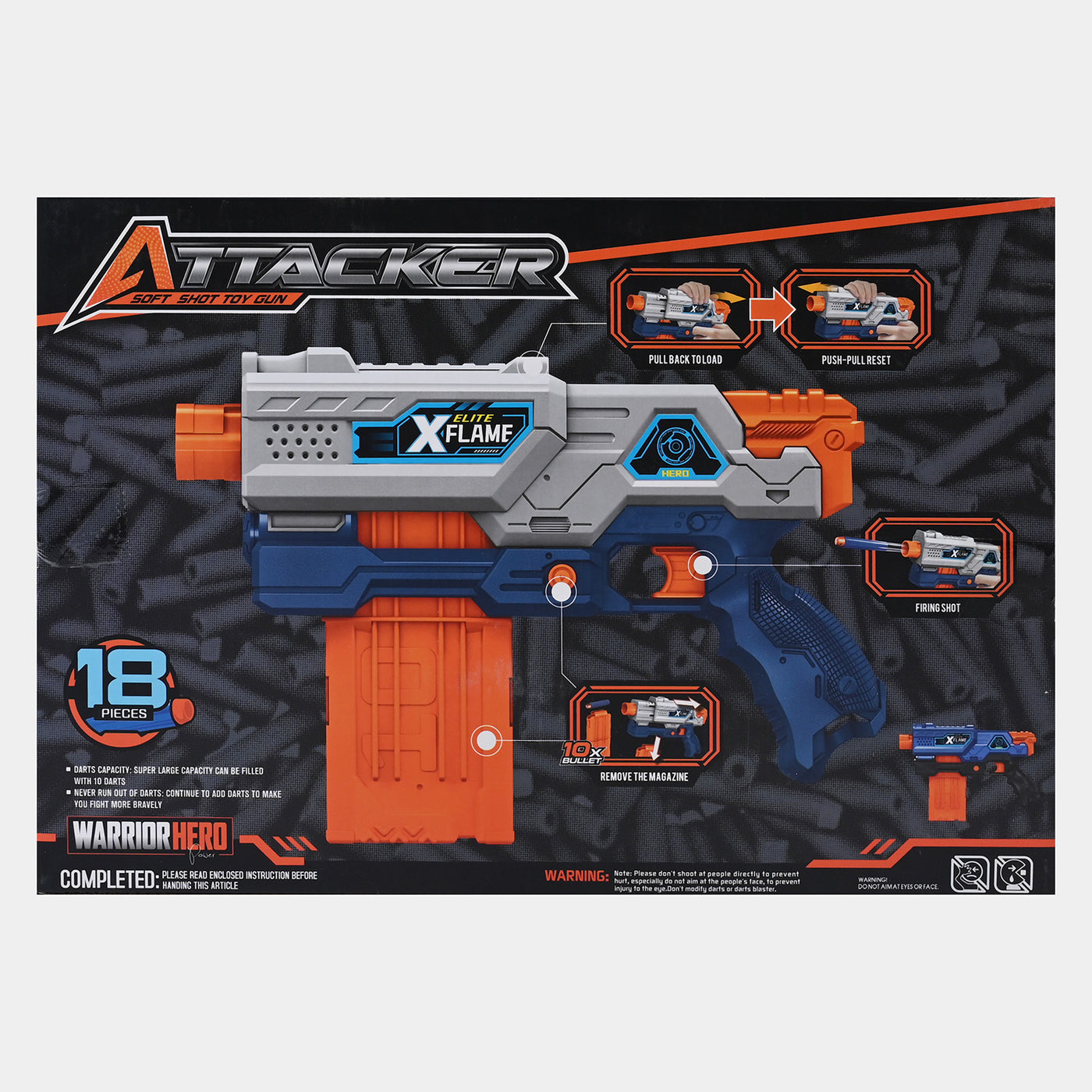 Attacker Soft Dart Gun Set