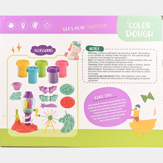 Color Dough Play Set For Kids