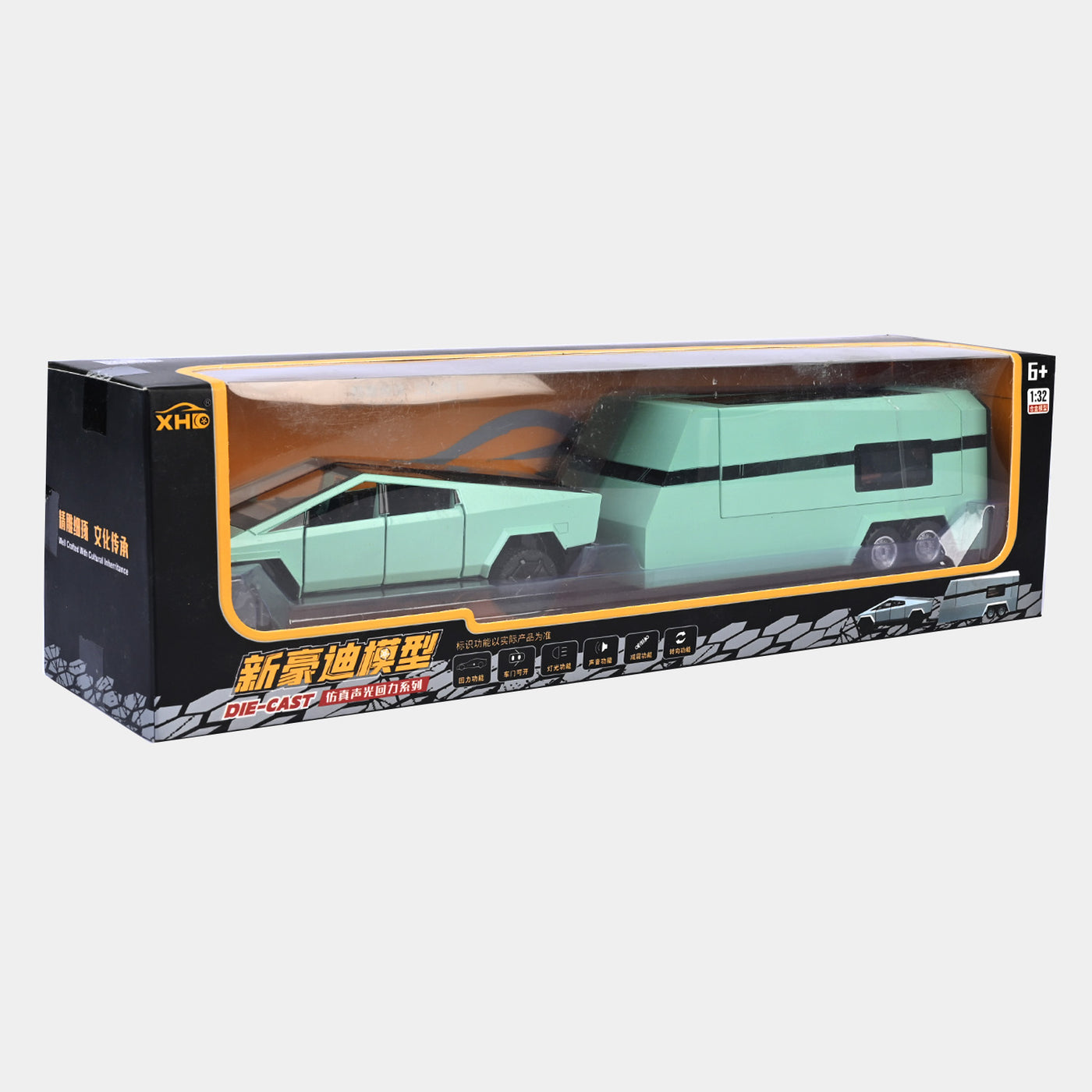 Die Cast Car With Campers For Kids