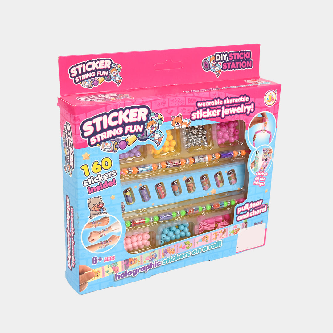 DIY Beads Bracelet & Sticker Set