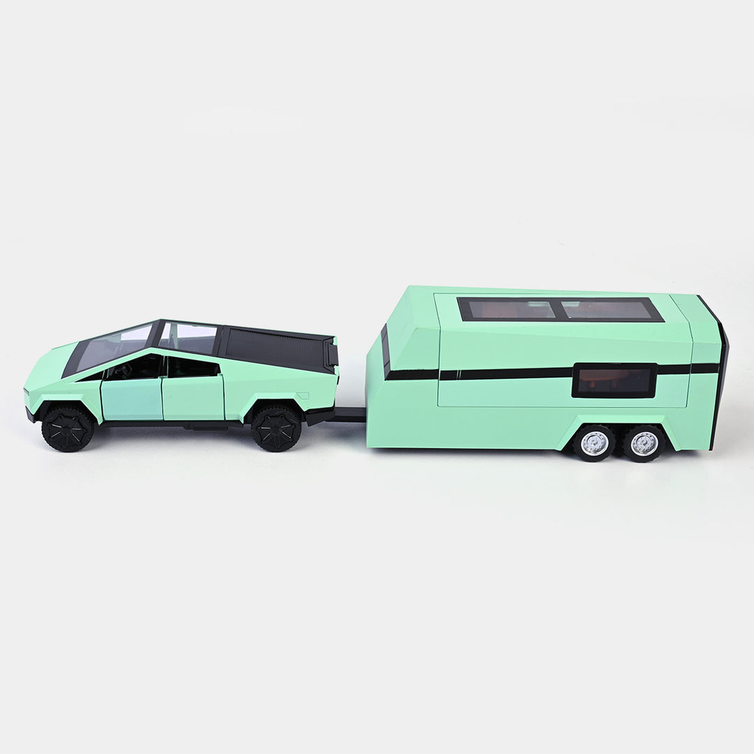 Die Cast Car With Campers For Kids