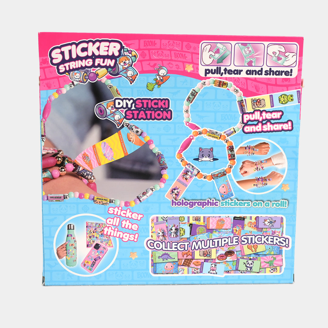 DIY Beads Bracelet & Sticker Set