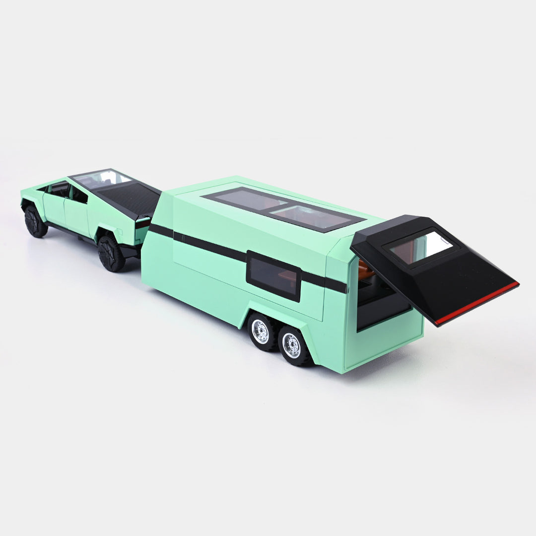 Die Cast Car With Campers For Kids