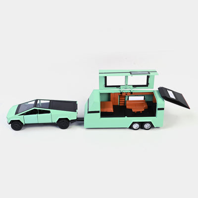 Die Cast Car With Campers For Kids