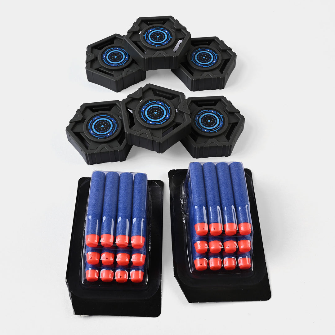 Soft Dart Target Play Set For Kids