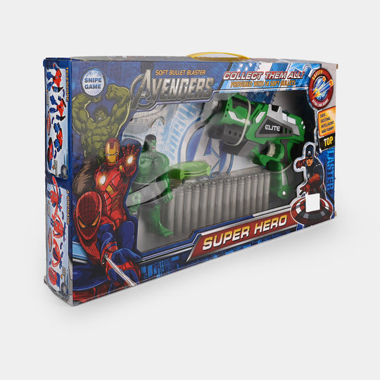 Character Soft Dart Toy With Action Figure