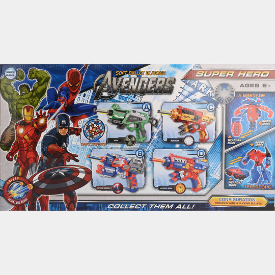 Character Soft Dart Toy With Action Figure