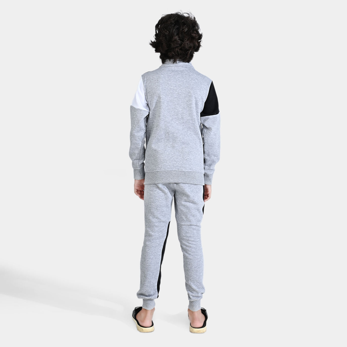 Boys Fleece 2 Piece Suit Knicks-Heather Grey