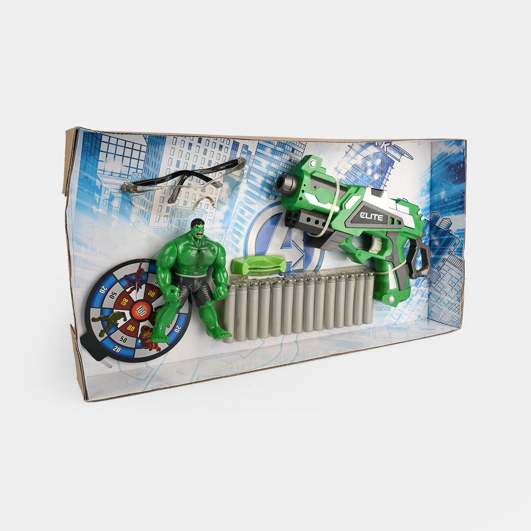 Character Soft Dart Toy With Action Figure