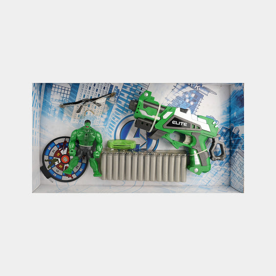 Character Soft Dart Toy With Action Figure