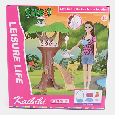 Tree House Doll Set For Girls