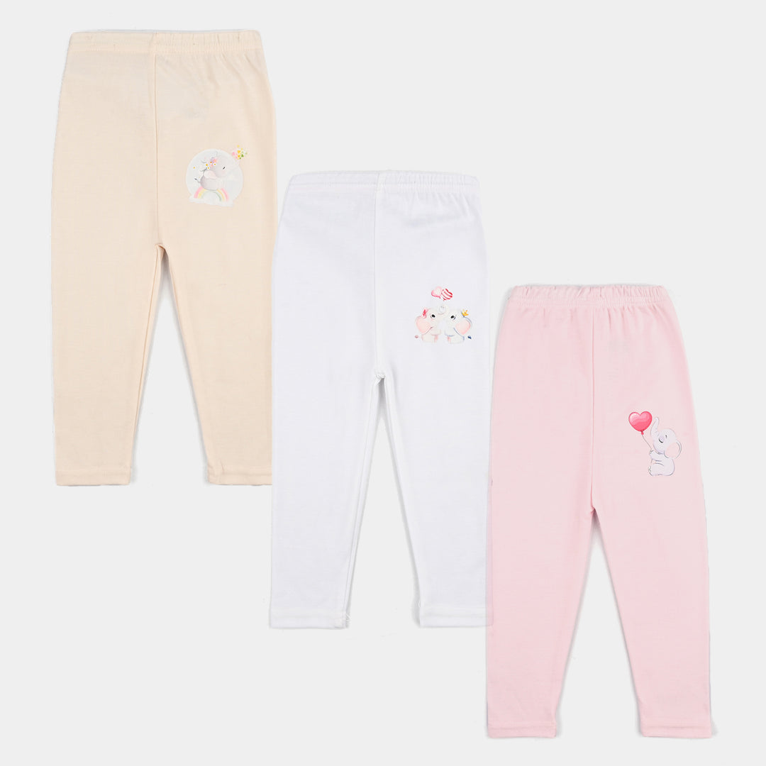 Pack OF 3 Infant Unisex Poly Cotton Pajama Set