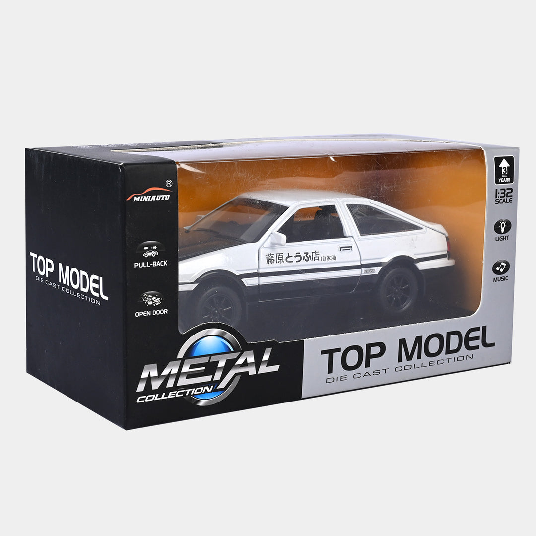 Die-Cast Model Pullback Car With Light Sound