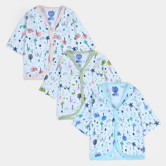 BP Full Sleeves Vest Pack Of 3 - White