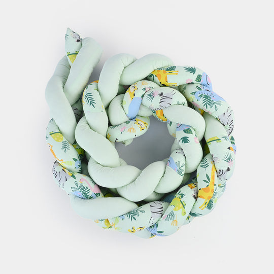 Braided Baby Cot Bumper Cushion