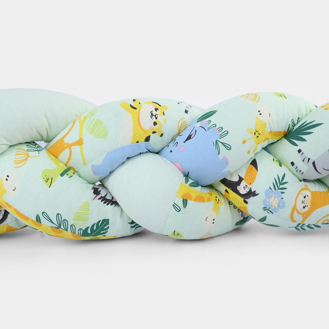 Braided Baby Cot Bumper Cushion