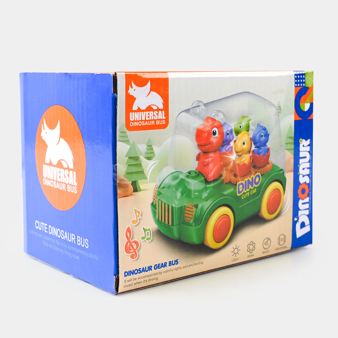 Transparent Car With Light & Music For Kids