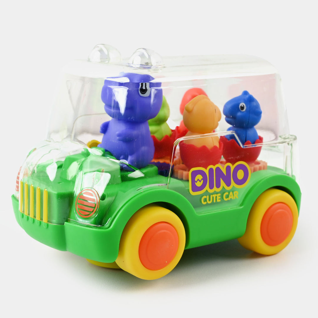 Transparent Car With Light & Music For Kids