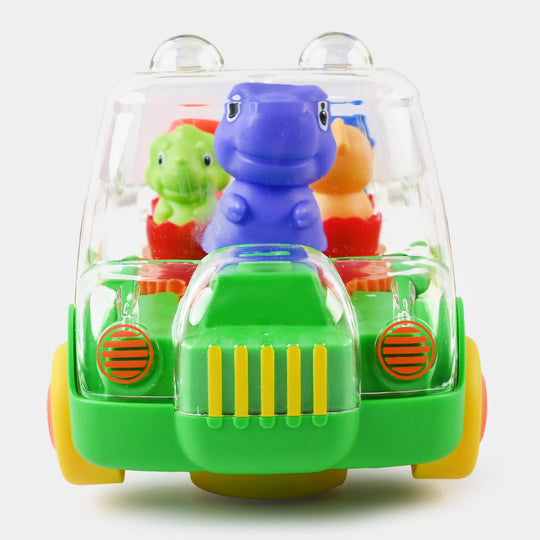 Transparent Car With Light & Music For Kids