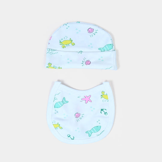 Baby Winter Suit Fish Green 4PCs | 0-3M