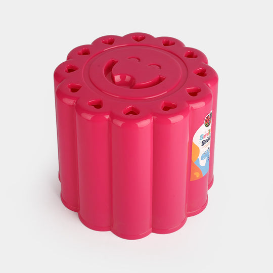 Smiley Stool Pink