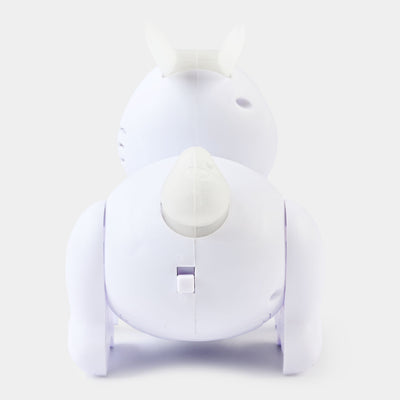 Rabbit Music/Lighting Toy For Kids - White