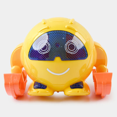 Rolling Robot Light & Musical Toy For Kids