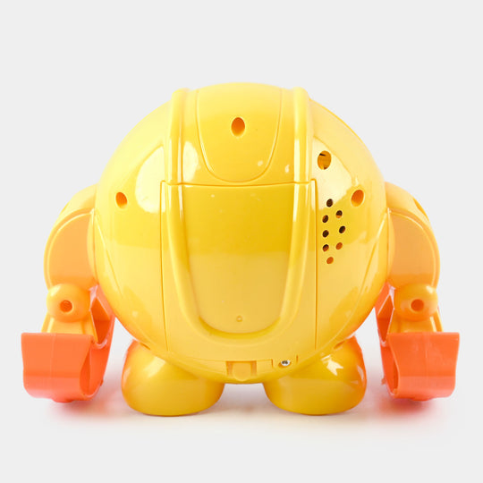 Rolling Robot Light & Musical Toy For Kids