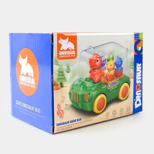 Dinosaur Car With Light & Music For Kids