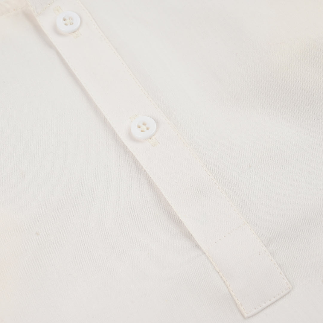 Infant Boys Poly Viscose 2Piece Suit (Bright White)