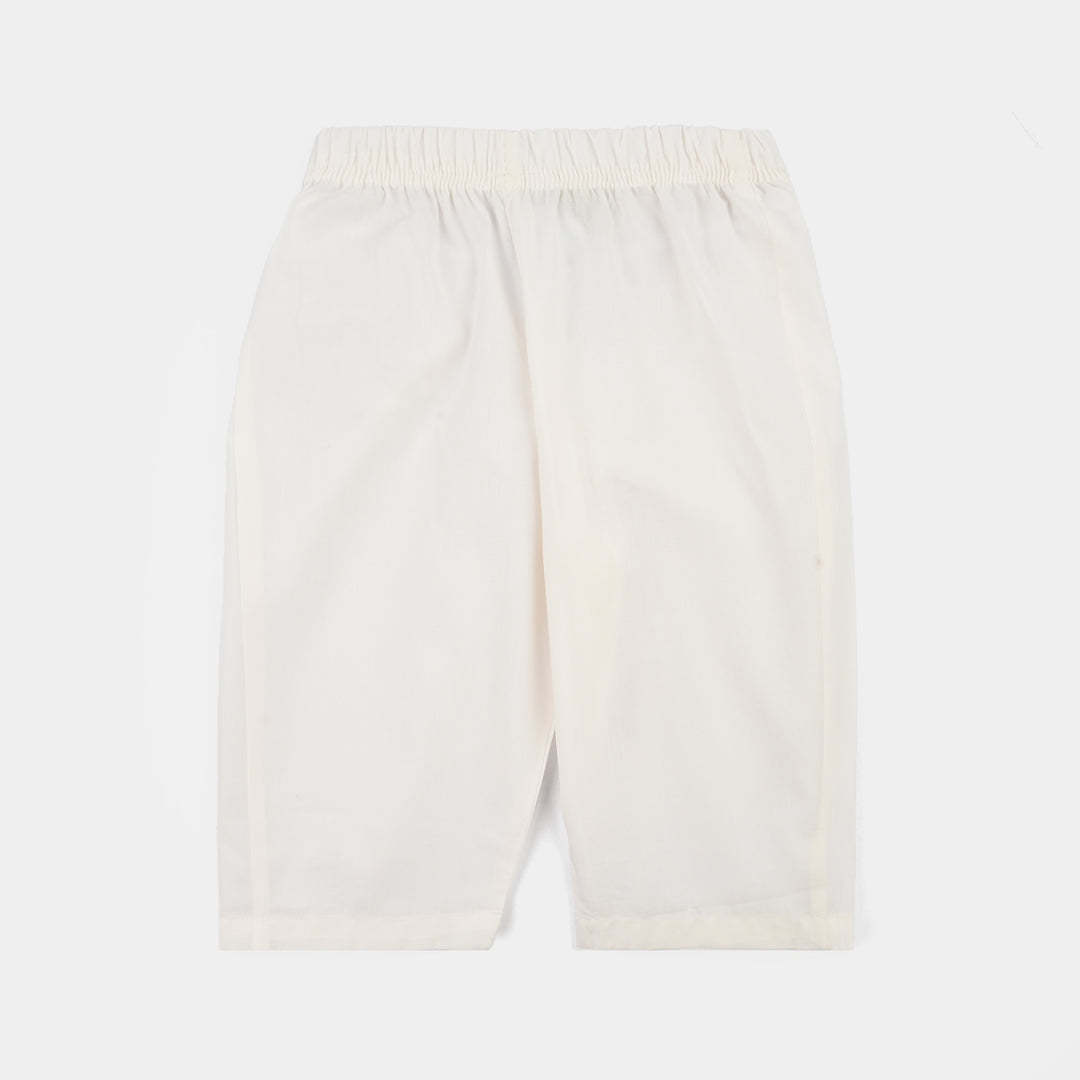 Infant Boys Poly Viscose 2Piece Suit (Bright White)