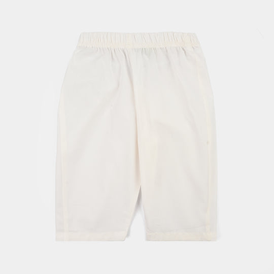Infant Boys Poly Viscose 2Piece Suit (Bright White)