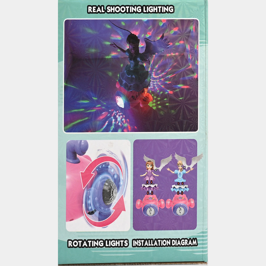 Space Caro Girl Rotating Princess Doll – Lights & Music