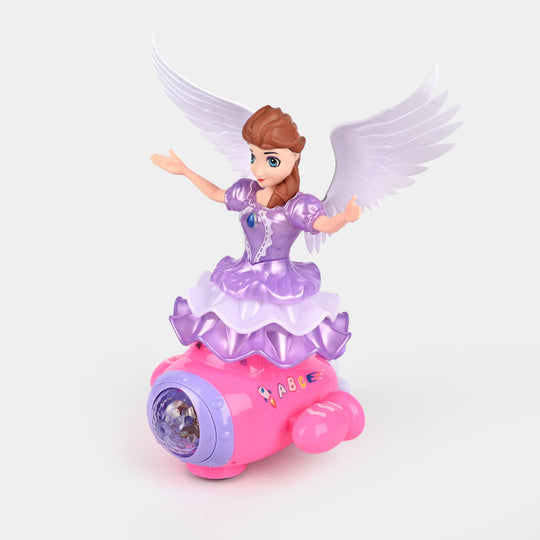 Space Caro Girl Rotating Princess Doll – Lights & Music