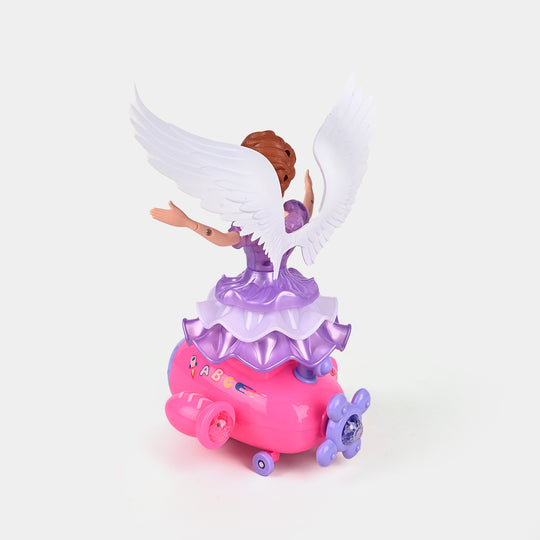 Space Caro Girl Rotating Princess Doll – Lights & Music