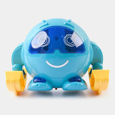 Rolling Robot Light & Musical Toy For Kids