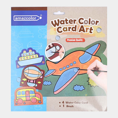 Water Color Card Art For Kids