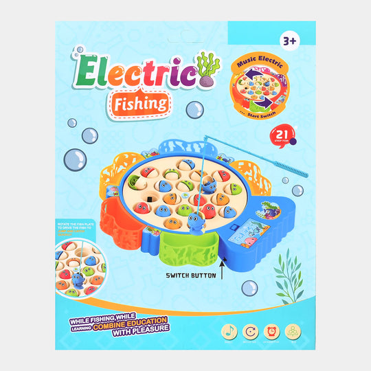 Electric Rotate Fishing Game For Kids