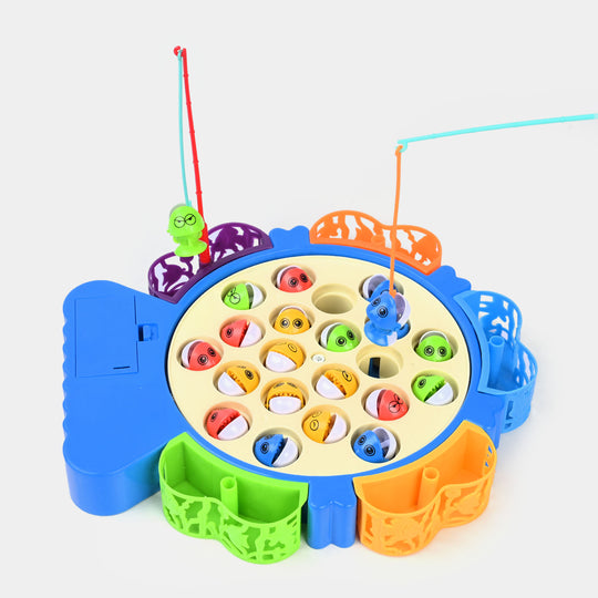 Electric Rotate Fishing Game For Kids