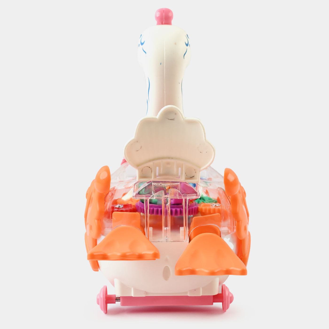 Transparent Gear Swan With Light & Music For Kids