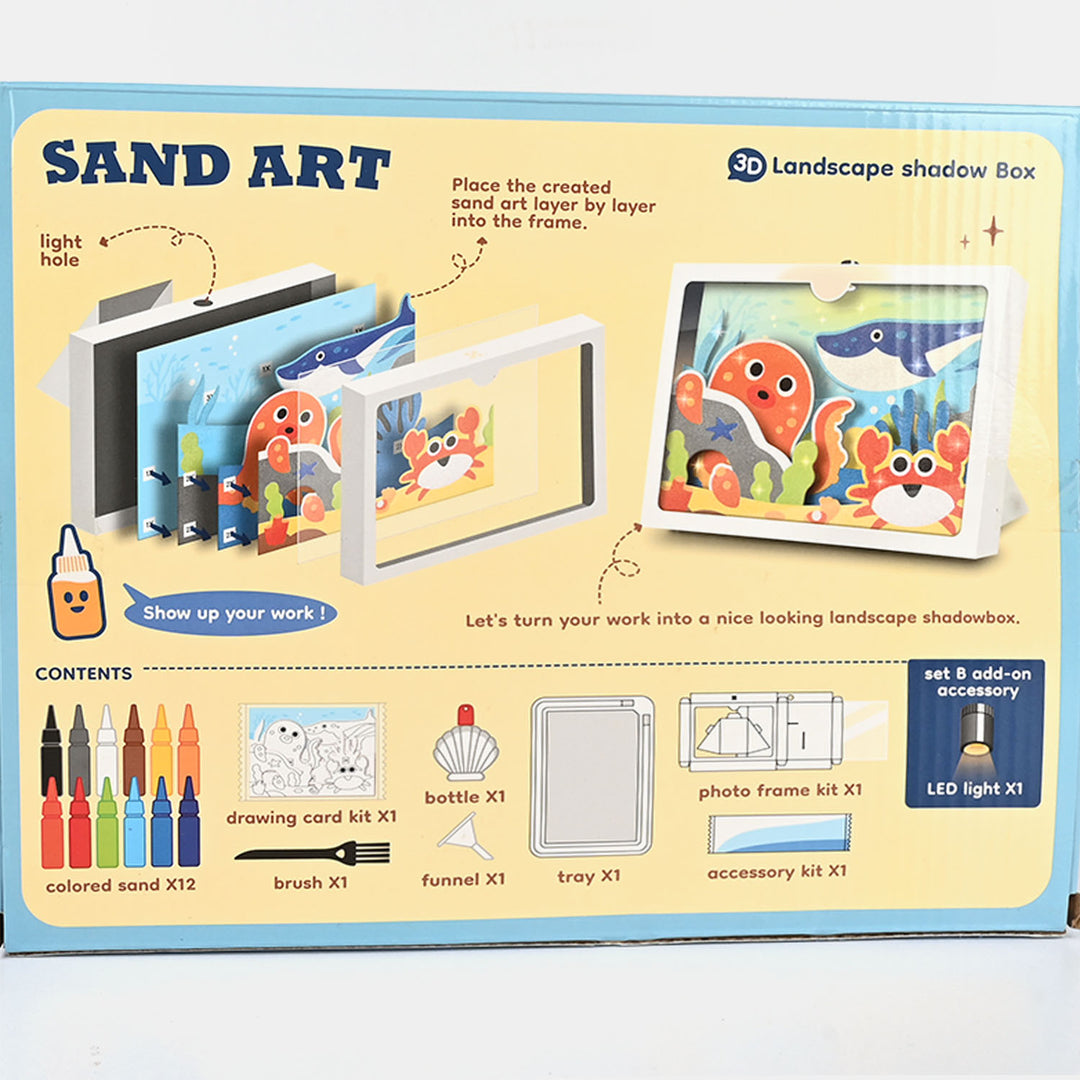 3D Marine Animals Sand Art Kit