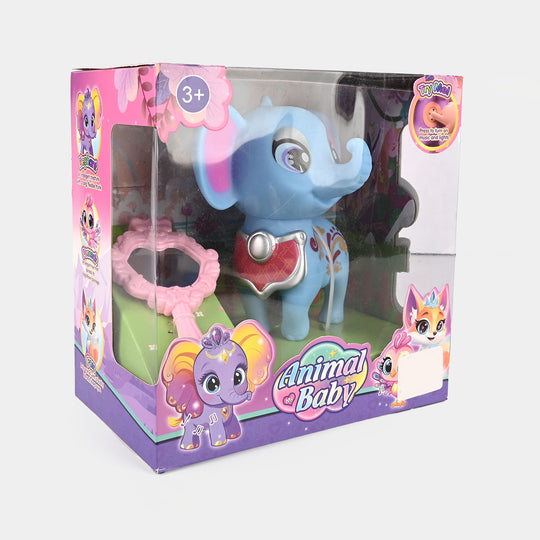 Elephant With Light Music