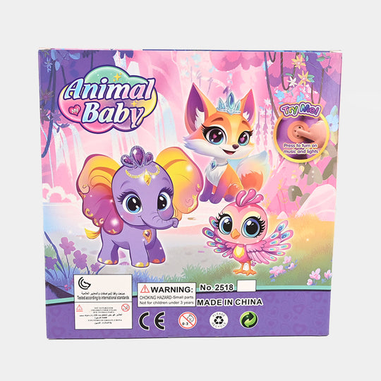 Elephant With Light Music