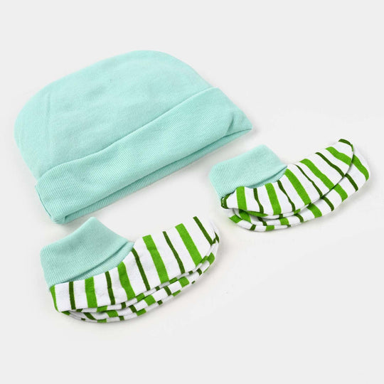 Cap/Hat With Booties/Socks Set | 0M+