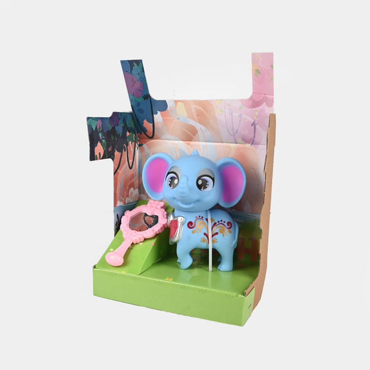 Elephant With Light Music