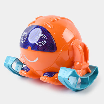 Rolling Robot Light & Musical Toy For Kids